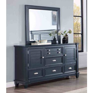 blue and yellow dress Buy 38 Inch Tall Dresser 5 Drawers Malta Blue