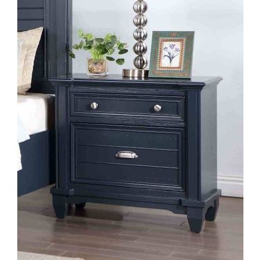 Manzanillo Nightstand In Slate Blue