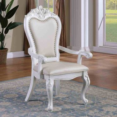 Manzanita Arm Chair Set of 2 In White