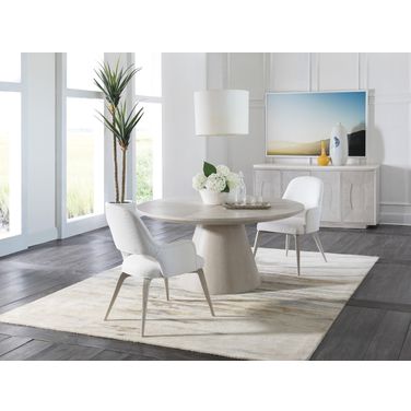 Mar Monte Round Dining Set In Taupe