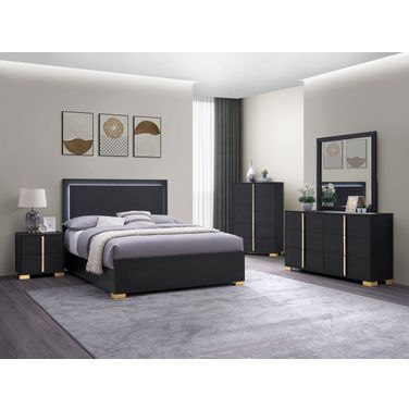 Marceline Bedroom Set In Black
