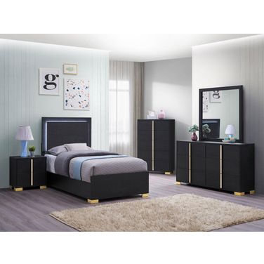 Marceline Youth Bedroom Set In Black