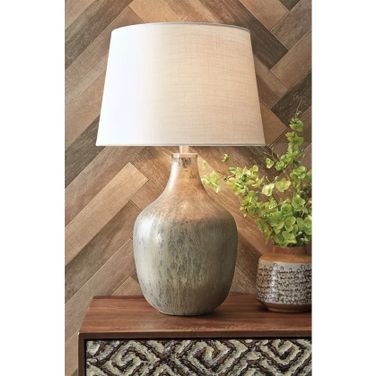 Mari Gray And Gold Table Lamp