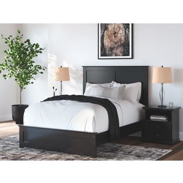 Maribel Youth Panel Bedroom Set In Black