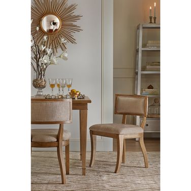 Marie Dining Chair Set Of 2 In Beige/Light Natural MPS100-0042