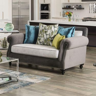 Mariella Loveseat In Grey
