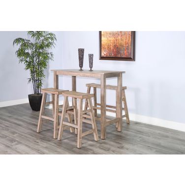 Marina Home Bar Set In Beach Pebble 