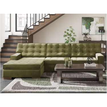 Marlow Peak 2-Piece Sectional with LAF Chaise In Olive