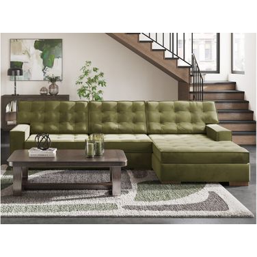 Marlow Peak 2-Piece Sectional with RAF Chaise In Olive
