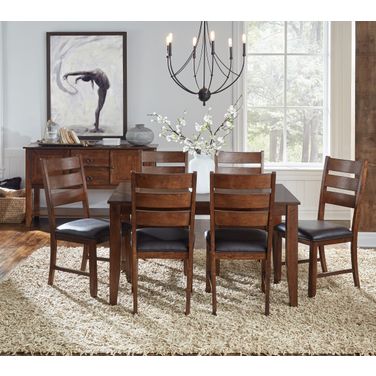 Mason Rectangular Leg Table With One Butterfly Leaf In Mango