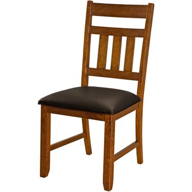 Mason Slatback Upholstered Chair Set of 2 In Mango
