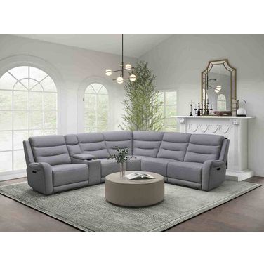 Matthias Sectional In Gray