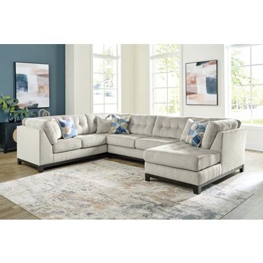 Maxon Place 3-Piece Sectional with Chaise In Stone