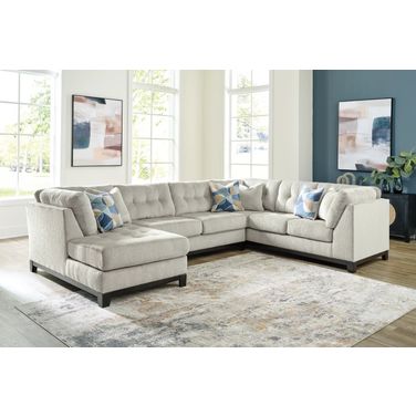 Maxon Place 3-Piece Sectional with Chaise In Stone