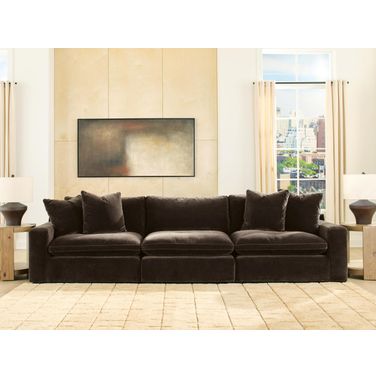 Maxton Heights 3-Piece Sectional Sofa In Bittersweet