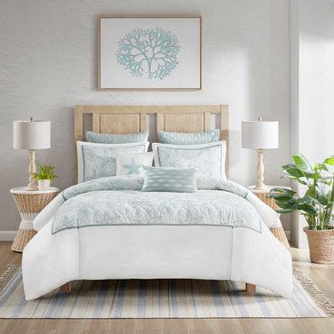 Maya Bay Duvet Cover Mini Set In White