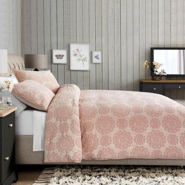 Mckinley 3 Piece Queen Duvet Set In Quartz