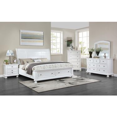 Meade Bedroom Set In White