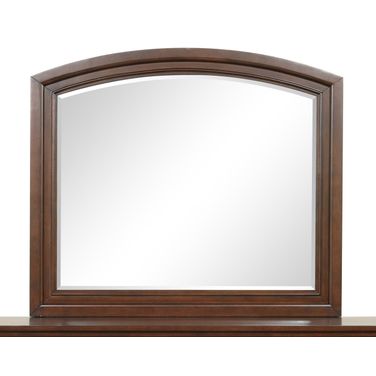 Meade Mirror In Dark Cherry