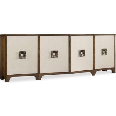 Melange Cream and White Credenza