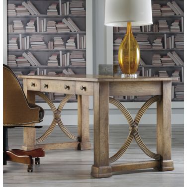 Melange Light Wood Architectural Writing Desk