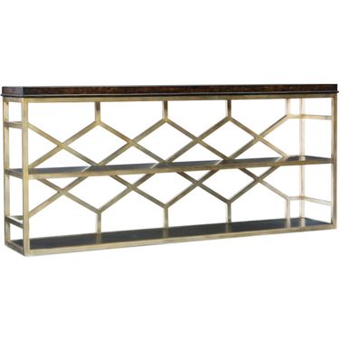 Melange Dark Wood Giles Console Table