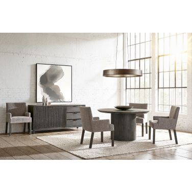 Menton Round Dining Set In Espresso