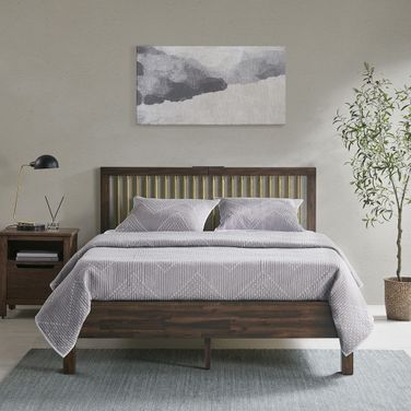 Mercer Queen Bed In Brown/Bronze