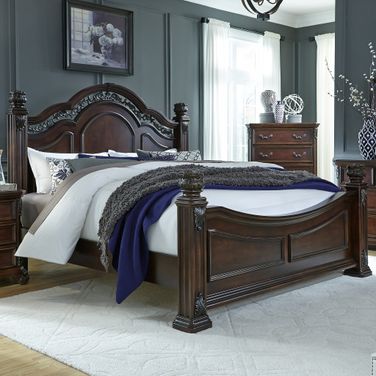 Messina Estates California King Poster Bed