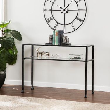 Metal Sofa Table In Black