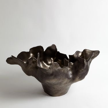 Meteor Large Bowl In Bronze