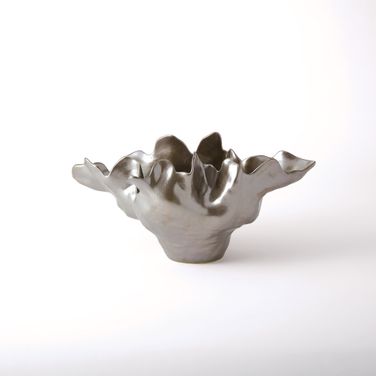 Meteor Medium Bowl In Silver Haze