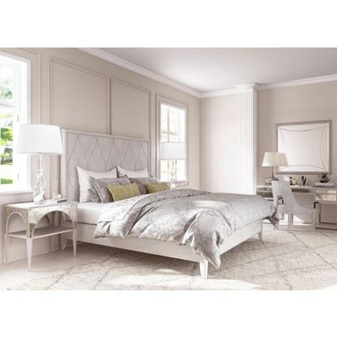 Mezzanine Panel Bedroom Set In Light Gray