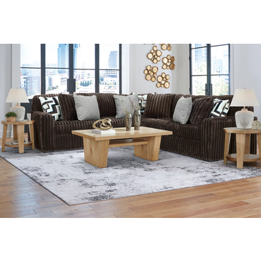 Midnight-Madness 2-Piece Sectional In Chocolate