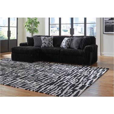 Midnight-Madness 2-Piece Sectional Sofa With LAF Chaise In Onyx