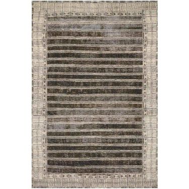 Mika Charcoal/Ivory 7'10" x 11'2" Rug