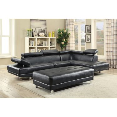 Milan Sectional G448 (Black)