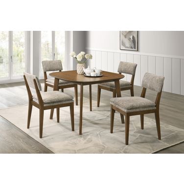 Miller Square Dining Room Set In Walnut