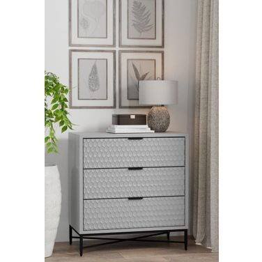 Milo Small Chest In Light Gray
