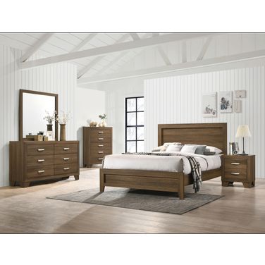 Miquell Bedroom Set In Oak