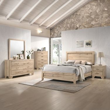 Miquell Bedroom Set In Rustic