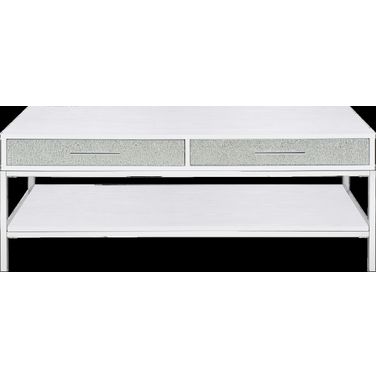 Mirage Cocktail Table In White