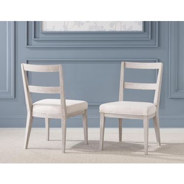 Miramar Wood Side Chair Set of 2 In Oyster