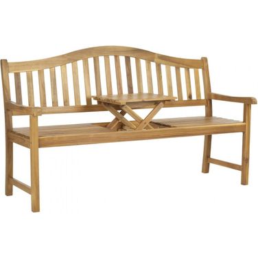 Mischa Natural Brown Bench