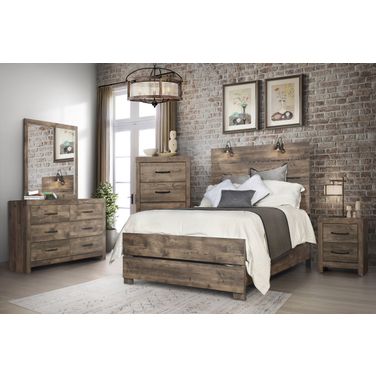 Misty Youth Bedroom Set In Greige