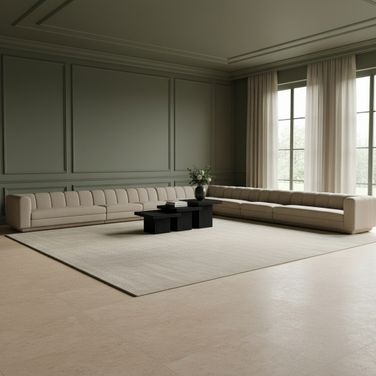Modari Fabric Upholstered 9-Piece Modular Sectional In Beige