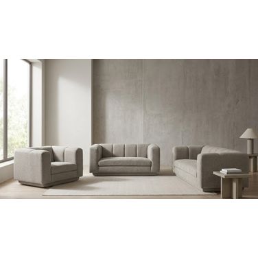 Modari Upholstered  Living Room Set In Beige