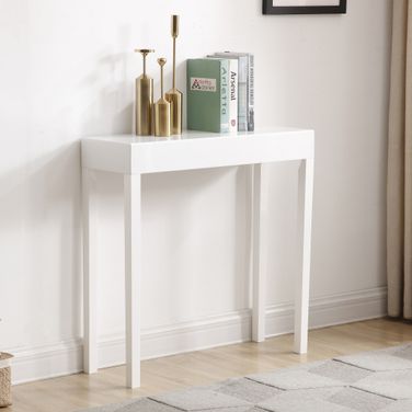 Modern Amy Console Table In White