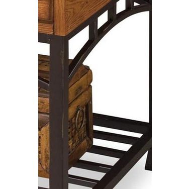Modern Craftsman Brown End Table