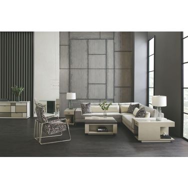 Modern Expressions Gray Repetition Sectional